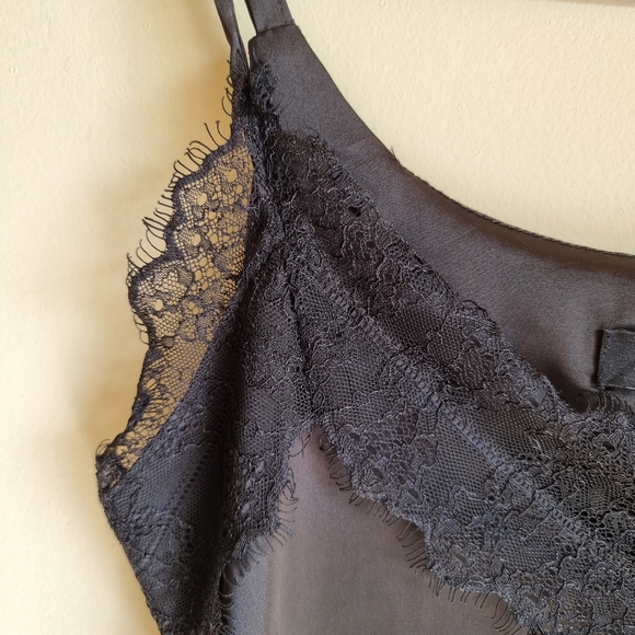 Satin Black colour Nighty US Medium Size. - Picture 8 of 11